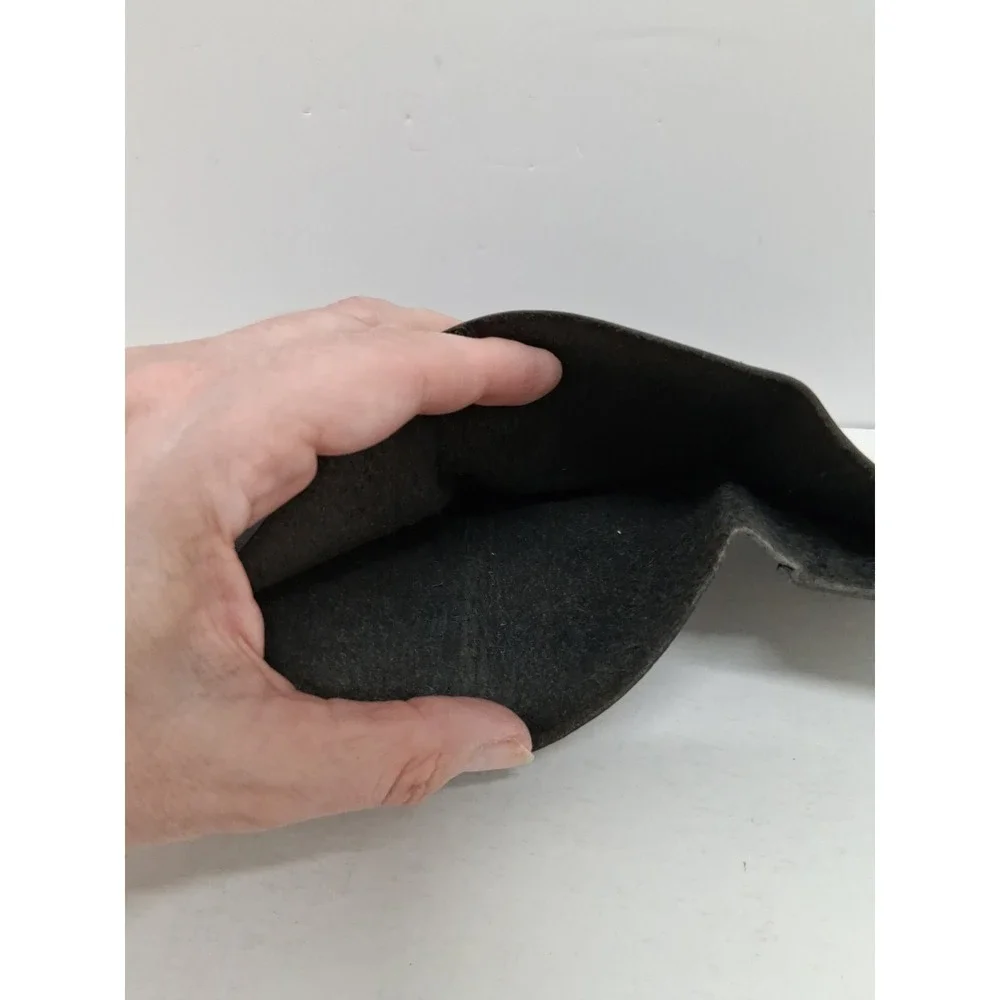 International Harvester Company Mens Black Leather Wallet